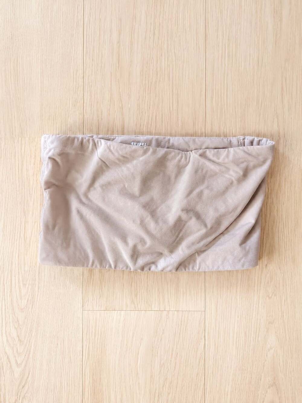 SKIMS Fits Everybody Strapless Bandeau Bra Taupe Beige Size XXS